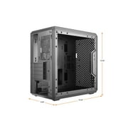 Cooler Master MasterBox Q300L Micro-ATX Tower with Magnetic Design Dust Filter, Transparent Acrylic Side Panel, Adjustable I/O & Fully Ventilated Airflow, Black (MCB-Q300L-KANN-S00)
