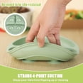 thumbnail image 4 of Bols à Succion Stay-Put : Gardez les Repas de Votre Bébé Sans Désordre avec Vaisselle en Silicone!, 4 of 5