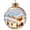 A009- Style I, variant on Christmas Tree Decorations, Light Up Christmas Tree Ornament, Illuminated Snow Globe Hanging Decor with Shatterproof Plastic Shell and Elegant Gold Cap for Magical Holiday