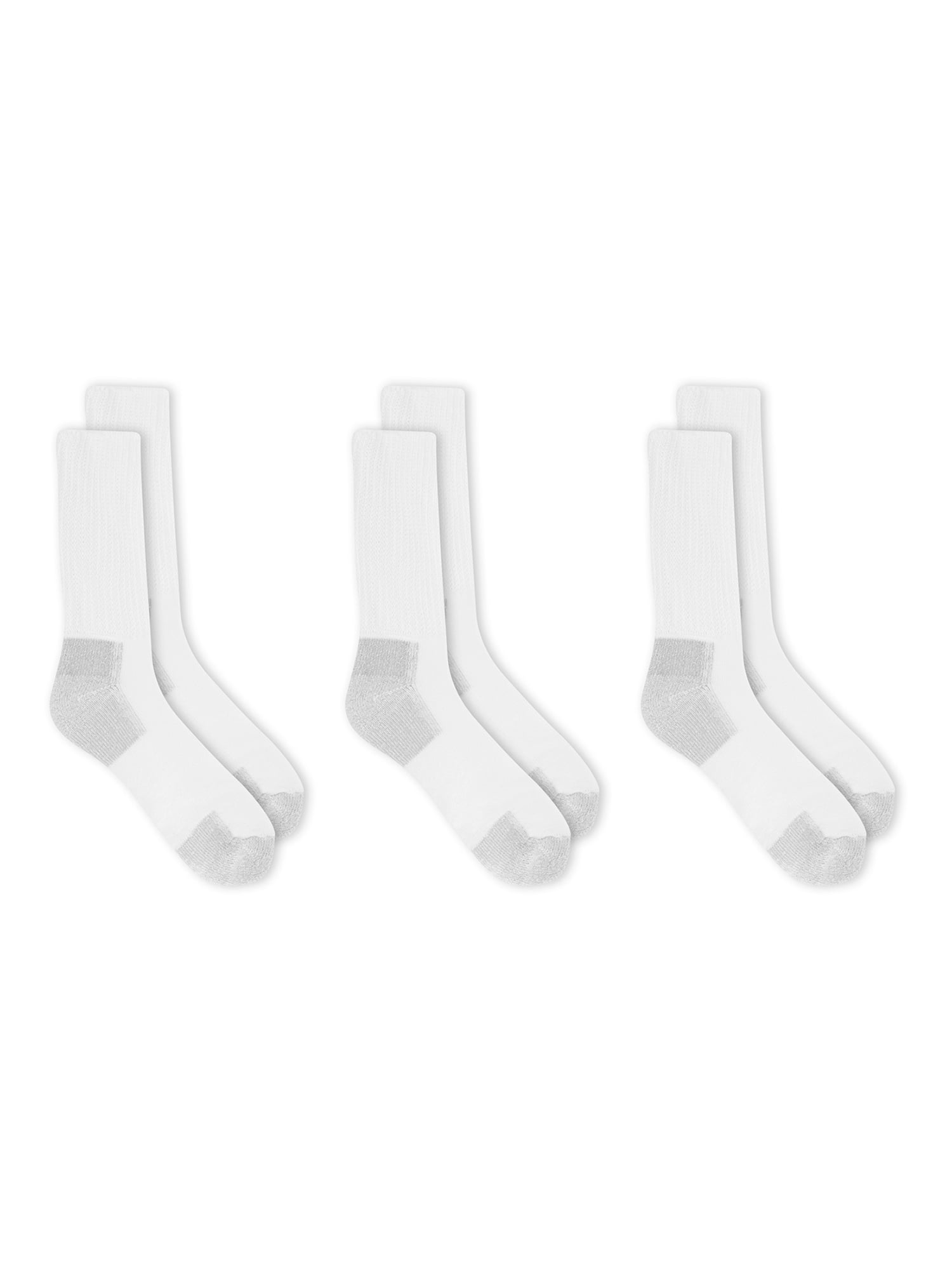 Dr. Scholl's Men's Big and Tall Advanced Relief Blister Guard® Wide Top Crew Socks, 3 Pack