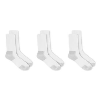 Dr. Scholl's Men's Big and Tall Advanced  Blister Guard® Wide Top Crew Socks, 3 Pack