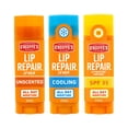 thumbnail image 1 of O'Keeffe's - Bálsamo labial reparador para labios secos, agrietados, palo, (paquete de 3: 1 enfriamiento + 1 sin perfume + 1 SPF), 1 of 10