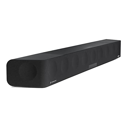 SENNHEISER AMBEO Soundbar Max - Barra de sonido para TV con 13 parlantes - Experiencia de sonido 5.1.4 con Dolby Atmos y DTS:X, audio de cine en casa con graves profundos de 30 Hz sin subwoofer adicio