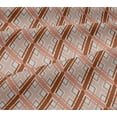 thumbnail image 4 of oneOone Cotton Jersey Peach2 Fabric Argyle Geometric Fabric For Sewing Printed Craft Fabric By The Yard 58 Inch Wide, 4 of 4