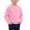 Pink, variant on Boys Girls Fleece Lined Sweatshirt Warm Winter Pullover Top 1-13 Years Kids Casual Long Sleeve Crew Neck Jumper Soft Cozy