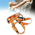 thumbnail image 3 of Cinturón de seguridad para escalada, cinturón de seguridad para escalada Arnés de seguridad para escalada naranja Arnés de seguridad para exteriores Características mejoradas, 3 of 8