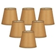 thumbnail image 2 of Royal Designs, Inc. Round Parchment Empire Chandelier Basic Shade CS-952-5BR/P-6, Brown, 3 x 5 x 4.5, Pack of 6, 2 of 5