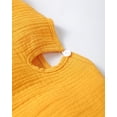 thumbnail image 5 of Toddler Girl Clothes Yellow Sleeveless Ruffle T-Shirt Tops Summer Outfits Daisy Printed Ripped Denim Shorts Sets 18-24 Months Girls Clothes, 5 of 6