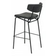 thumbnail image 5 of HomeRoots 396397 Sharon Bar Chair, Vintage Black, 5 of 10
