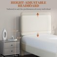 thumbnail image 2 of Twin Bed Frame with Adjustable Headboard, 2 of 8
