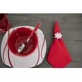 thumbnail image 2 of Beautiful White Classic Snowflake Napkin Rings Set of 4, 2 of 4