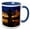 Blue/White, variant on 3drose, Ca, Santa Barbara, Mission Santa Barbara - Us05 Wbi1041 - Walter Bibikow, 11oz Mug