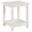 White, variant on Payne Wood End Table with Shelf Distressed White