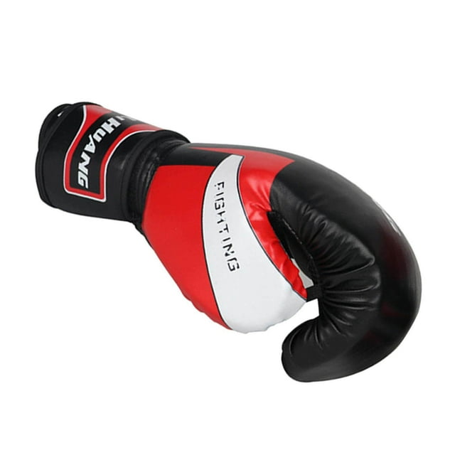 Gants d'Entraînement de Boxe pour Hommes et Femmes, Sparring, Kickboxing, GYM, Boxe, punching, punching 12oz Noir