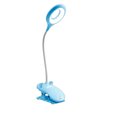 thumbnail image 3 of Lámpara de mesa Luz de lectura LED flexible de 6 W Luz de clip de protección ocular, carga y potencia de dirección, azul kenally HA005011-03B, 3 of 6