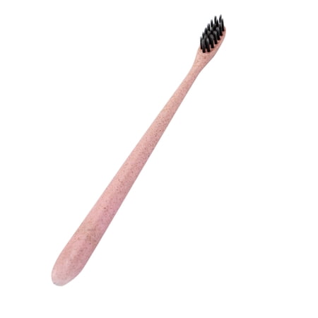 HES Oral Health Adult Soft Bristle Small Brush Head Bamboo Charcoal Toothbrush