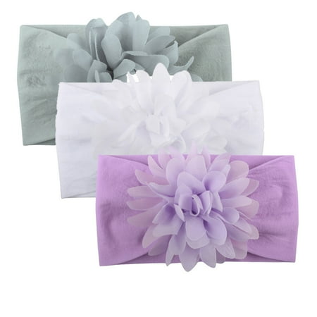 

Girls Baby Toddler Princess Floral Headband Hair Band 3PC Accessories Headwear