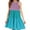 Dark Blue, variant on Efsteb Summer Dress for Girls Round Neck Sleeveless Tank Dress Color Block Casual Sundress (Hot Pink,4-5 Years)