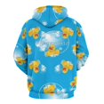 thumbnail image 3 of Bunch of Rubber Ducks Men's Women Vintage 3D Hooded Sweatshirt - All-Season Loose Fit Streetwear, 3 of 6