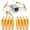 Orange, variant on Master Airscrew Super Stealth Propellers for DJI Mini 4 Pro & Mini 3 Pro - Orange, 4 propellers in Set