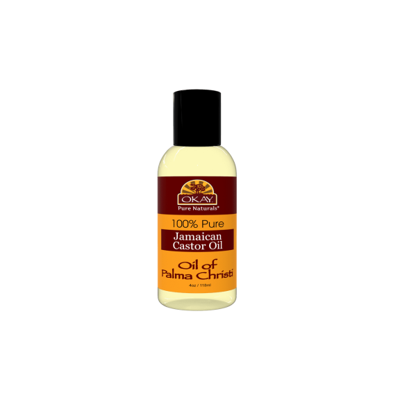 OKAY Jamaican Black Castor Oil for Hair & Skin, Moisturizing Scalp Care, Helps Reduce Breakage & Dryness, For All Hair Types, 4 oz / 118 ml