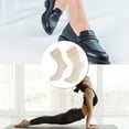 thumbnail image 6 of Unique Bargains 1 Pair Five Toe Socks Soft Warmth Socks for Women Skin Color, 6 of 6