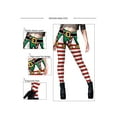 thumbnail image 5 of Seyurigaoka Christmas Leggings for Women Striped/Bear/Tree Print High Waisted Plus Size Ugly Christmas Holiday Party Tights Yoga Skinny Pants, 5 of 6