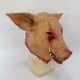 thumbnail image 2 of Disfraz de cosplay realista de resina de látex 3D de Mask Horror Pig, 2 of 3