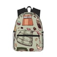 thumbnail image 1 of Easygdp Coffee Makers Macaroons Chocolate Mochila Casual para Portátil, Mochila para Escuela, Viajes, Negocios, 1 of 6