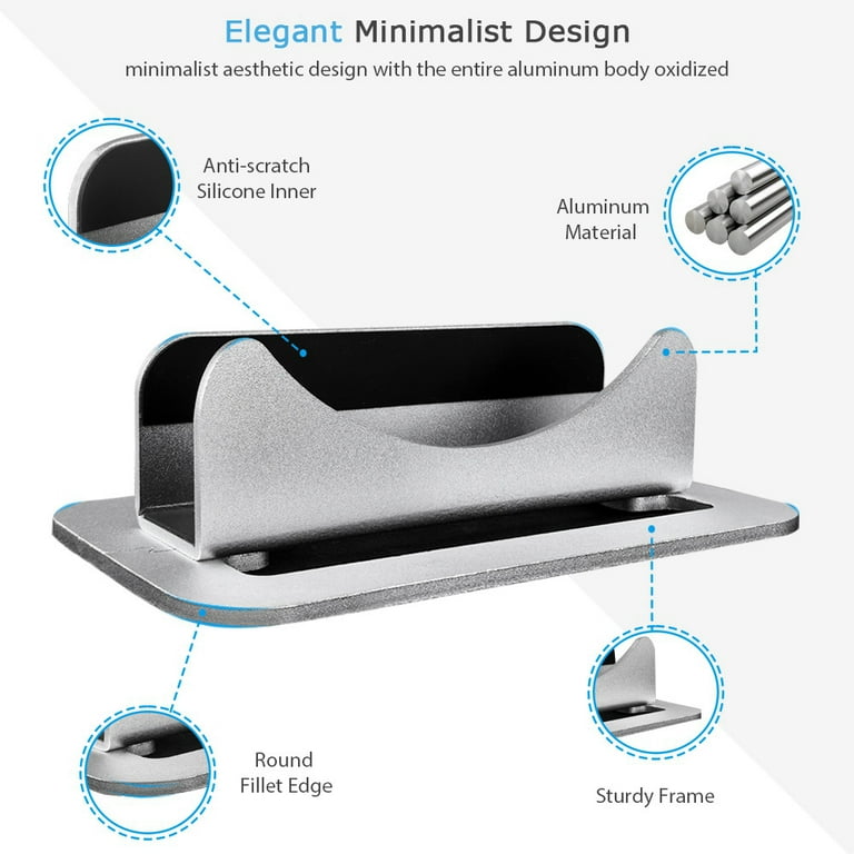 JEMACHE Metal Desktop Vertical Stand for Apple Mac Mini 2010-2023