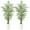 6FT(2pcs), variant on Artificial Areca Palm Tree in Pot, 4FT Faux Tropical Dypsis Lutescens for Indoor, Outdoor, Home or Office Decor, 1Pcs