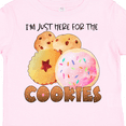 thumbnail image 4 of Inktastic I'm Just Here for the Cookies Boys or Girls Toddler T-Shirt, 4 of 5