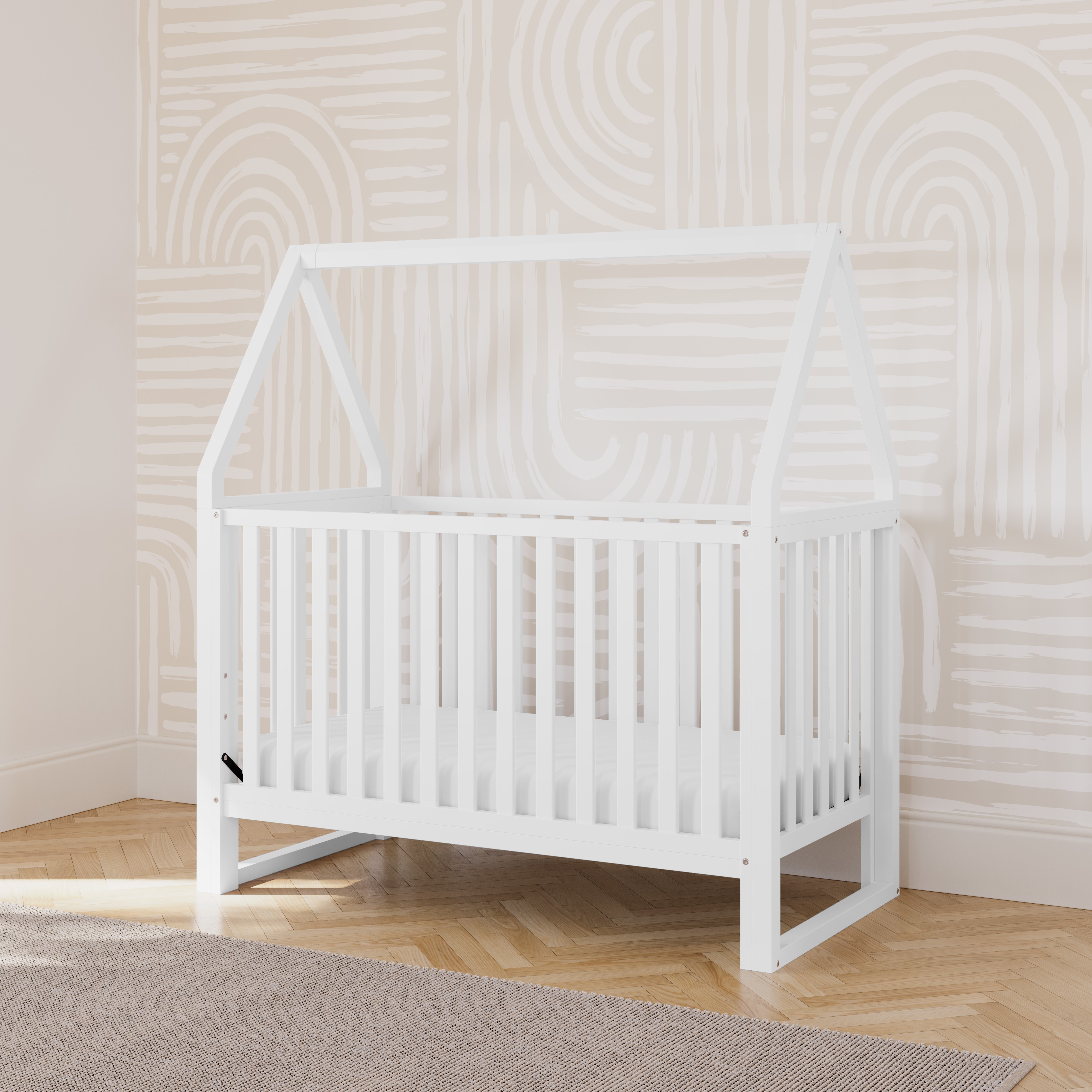 Storkcraft Orchard 5-in-1 Convertible Baby Crib, White - image 3 of 17