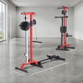 thumbnail image 4 of YUSAZENS Carbon Steel Cable Rowing Machine Multifunctional Full Body Cardio Strength Training Home Gym Fitness Equipment Black Red, 4 of 6