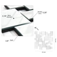 thumbnail image 6 of Empire Art Direct Elegant Mirror Cluster Wall Mirror With Beveled Squares - 32 x 32 inches, 6 of 10