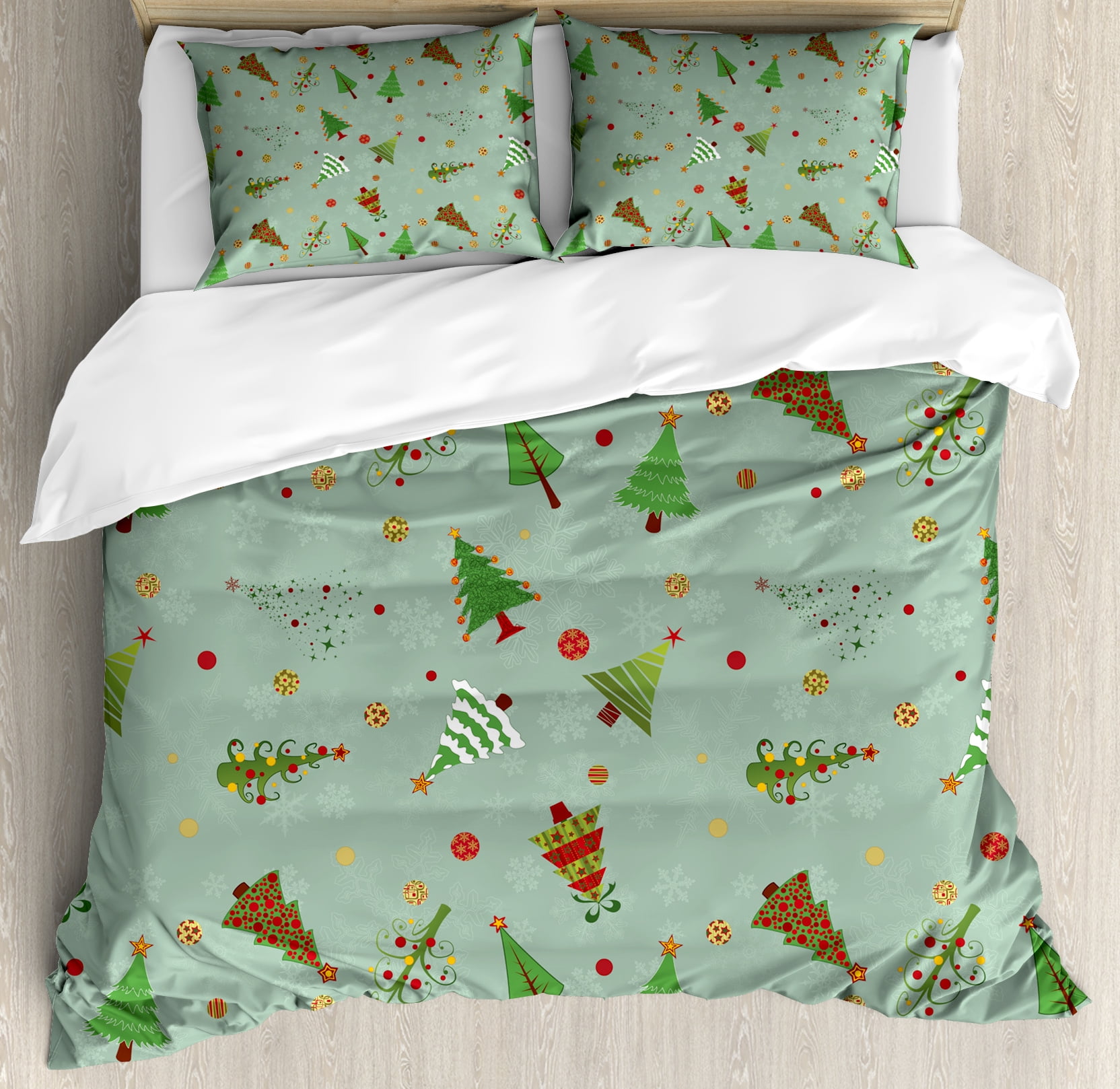 Christmas King Size Duvet Cover Set, A Collection of Different