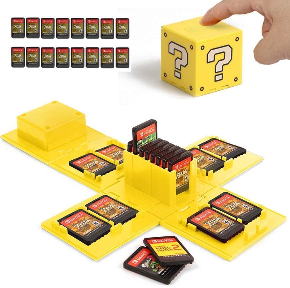 basen Autonomi Tilstand TINGOR Nintendo Switch Game Card Case Nintendo Switch Game Holder Card  Travel Container with 16 Slots, Yellow - Walmart.com