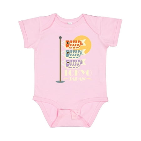 

Inktastic Tokyo Japan Carp Fish Flags Gift Baby Boy or Baby Girl Bodysuit