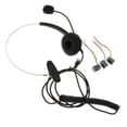 thumbnail image 1 of 5 Auriculares Monoaurales Para Teléfono De Oficina Y Cable En Espiral Con Enchufe Para Sunnimix Auricular de teléfono de centro de llamadas, 1 of 8