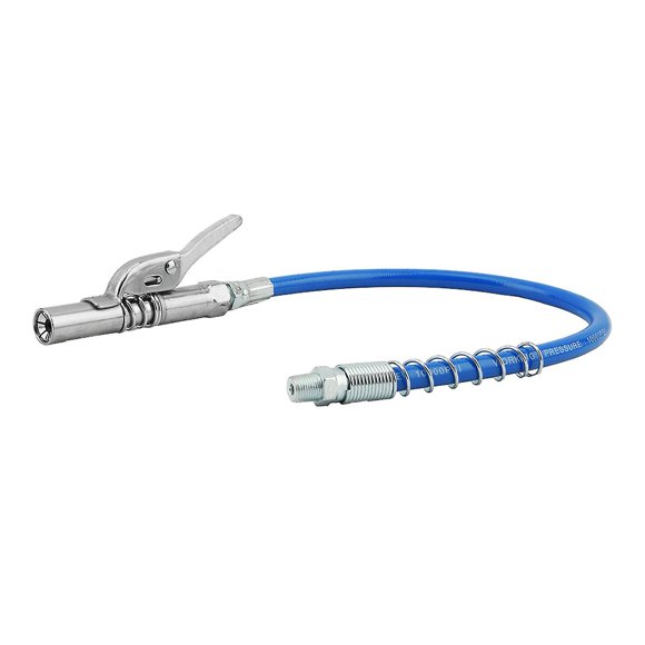 2pcs/set 12000 Psi Tips Fitting Grease Coupler Heavy Duty Spring Flex Hose 6 Jaw