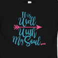 thumbnail image 4 of Inktastic It Is Well with my Soul Pink Arrow Boys or Girls Baby T-Shirt, 4 of 5
