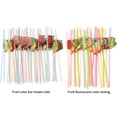 thumbnail image 2 of 50pcs Colorful Wedding Mix Color Juice Party Tableware Umbrella Drinking Straw Bar Supplies Plastic Straws FRUIT COLOR BAR MIXED COLOR, 2 of 8