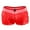 Red, variant on Women's Boyshorts Ruffled Bloomers Lace Panties Sheer Floral Cute Lace Shorts Dance Underwear Women Underwear Pack One Size