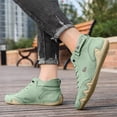 thumbnail image 2 of Wdhugt Men'S Sneakers High Top Casual Daily Shoes For Outdoor And Indoor Activities Nylon Spandex Material Size 4.5 Us With Foot Length 9.65 Inches, 2 of 4