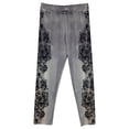 thumbnail image 3 of MKLEKYY Pantalones deportivos mujer Vaqueros capri con estampado floral para mujer para uso casual Conjuntos de primavera, 3 of 4