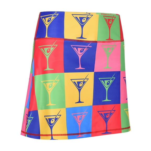 Shaken Not Stirred Ladies Active SKORT by ReadyGOLF