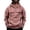 Pink, variant on LRGSHF Men's Quarter Zip Utility Hoodie Sweatshirt, Raglan Sleeve Multi‑Pocket Drawstring Hooded Pullover, Loose Fit Solid Color Casual Top