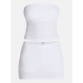 thumbnail image 5 of No Boundaries Sleepwear Tube Top and Skort Set from our Cloud Core Collection, 2 Piece, Women’s and Women’s Plus XXS-3X, 5 of 5