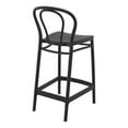 thumbnail image 2 of Compamia Victor Tabouret de Comptoir Intérieur Extérieur - Ensemble de 1, Noir, 2 of 5
