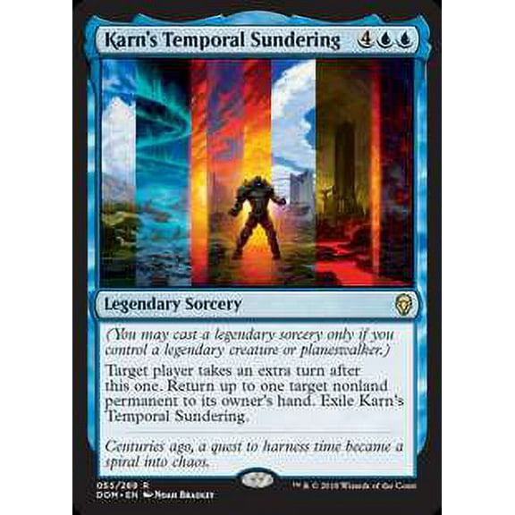 MtG Dominaria Rare Karn's Temporal Sundering #55